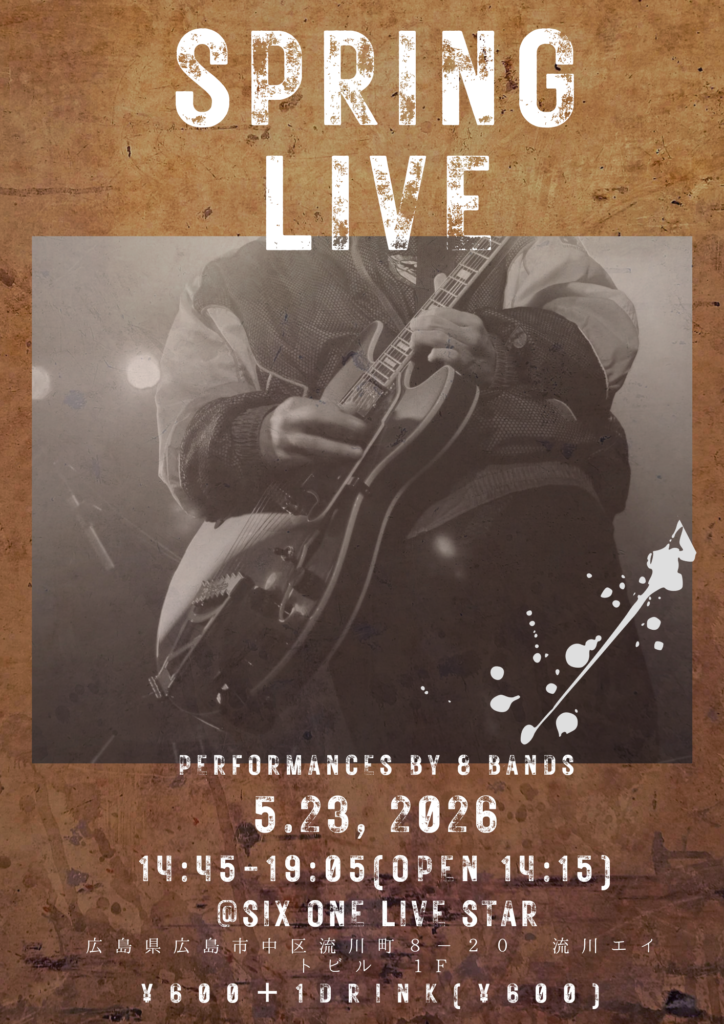SPRING LIVEのフライヤー
