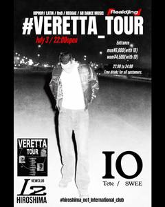 VERETTA TOUR at CLUB L2 HIROSHIMAのフライヤー