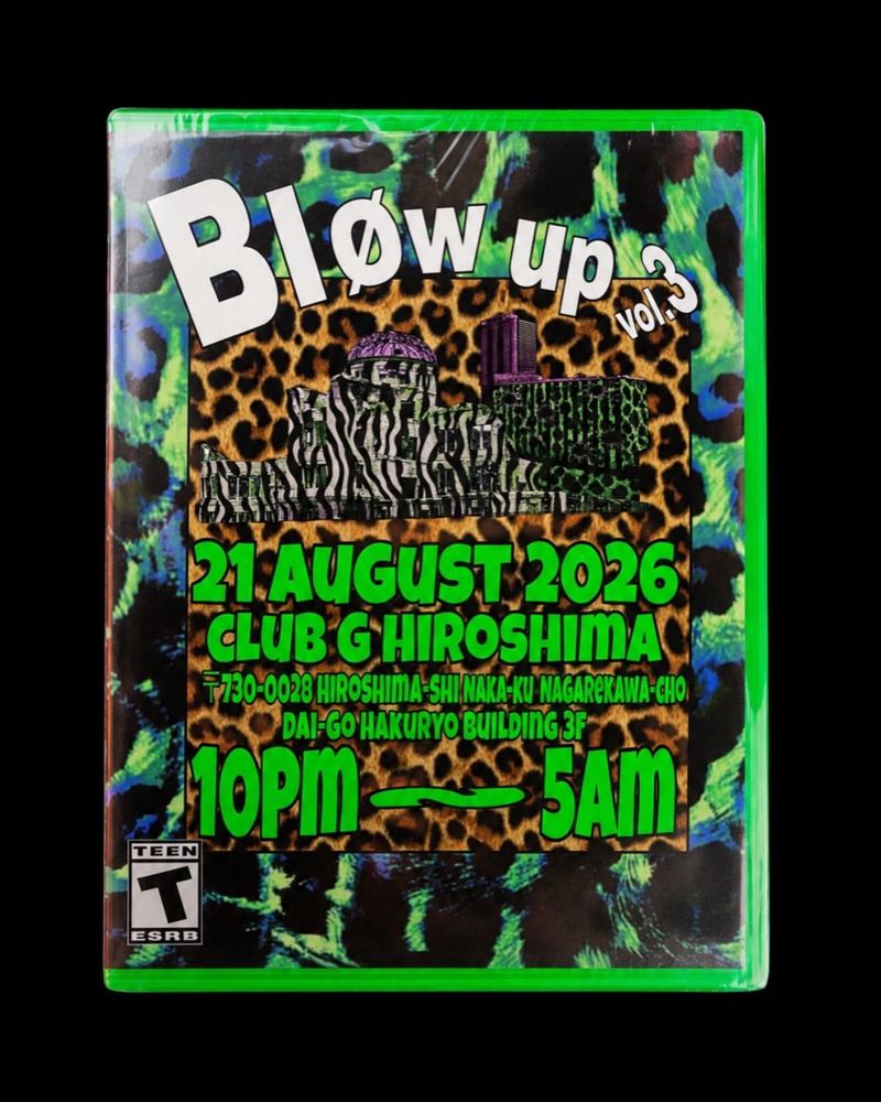 Blow up vol.3のフライヤー
