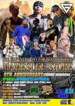 MAMESUKE STORE 6th Anniversaryの公式フライヤー